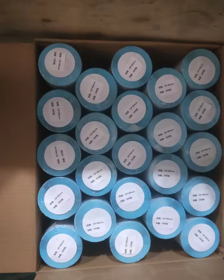 58 × 40 mm Self-Adhesive Thermal Label Rolls — view 5