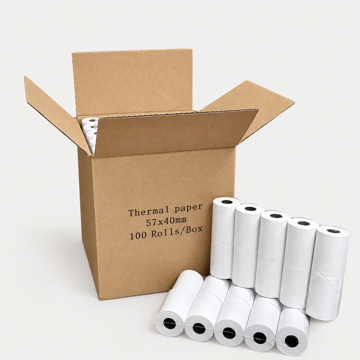 57 × 40 mm Thermal Receipt Rolls