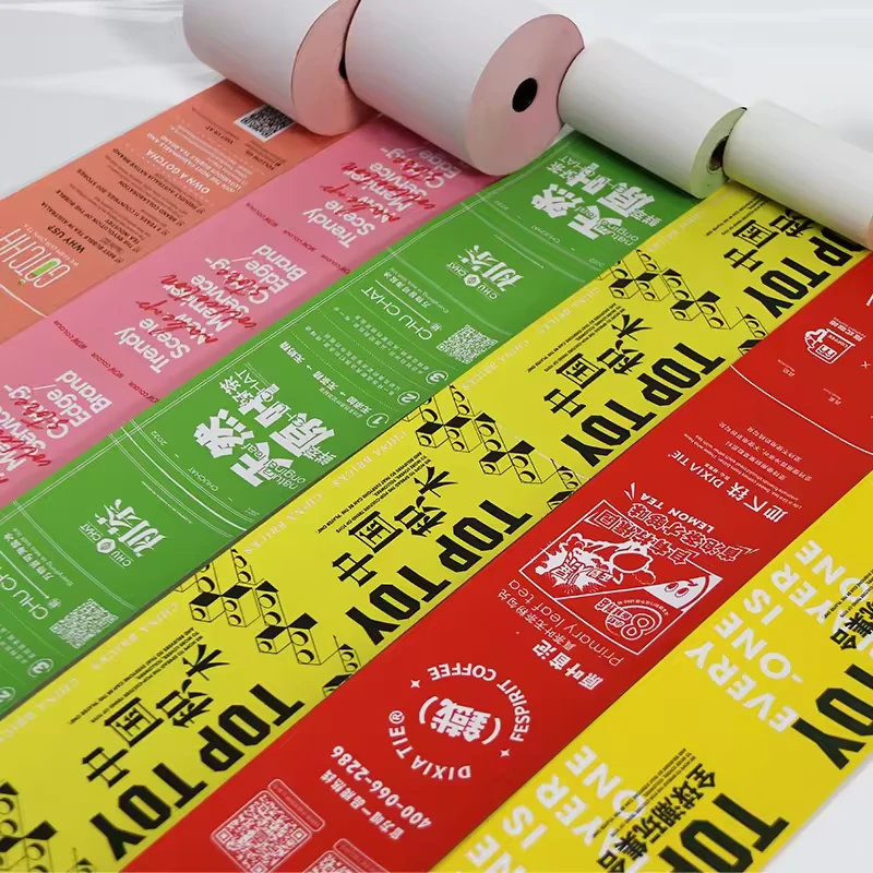 Custom-Logo Label Sticker Rolls — view 4