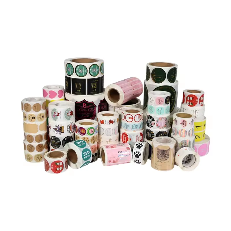 Logo-Printed Label Sticker Rolls — supplier listing photo