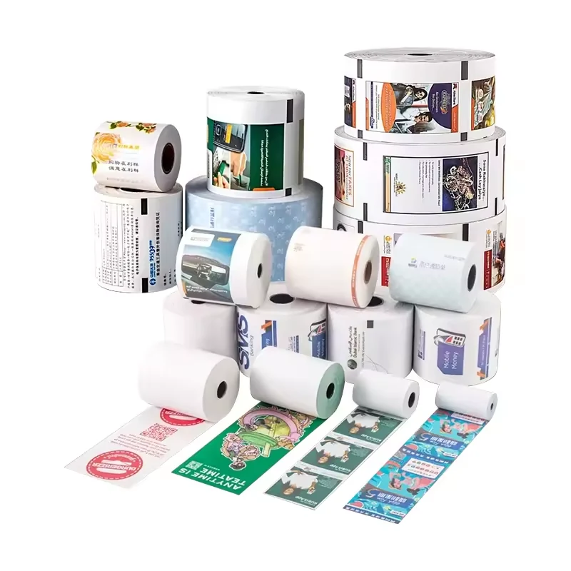 Custom-Logo Label Sticker Rolls — supplier listing photo