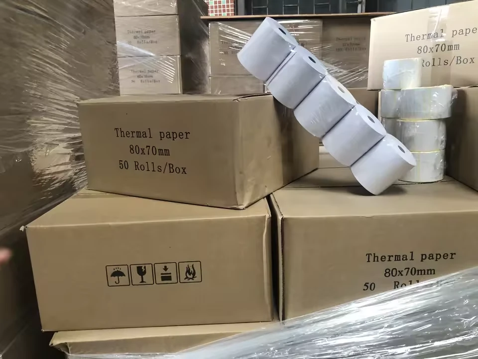 80 mm Thermal Rolls with Red Arrow & Custom Carton — view 3