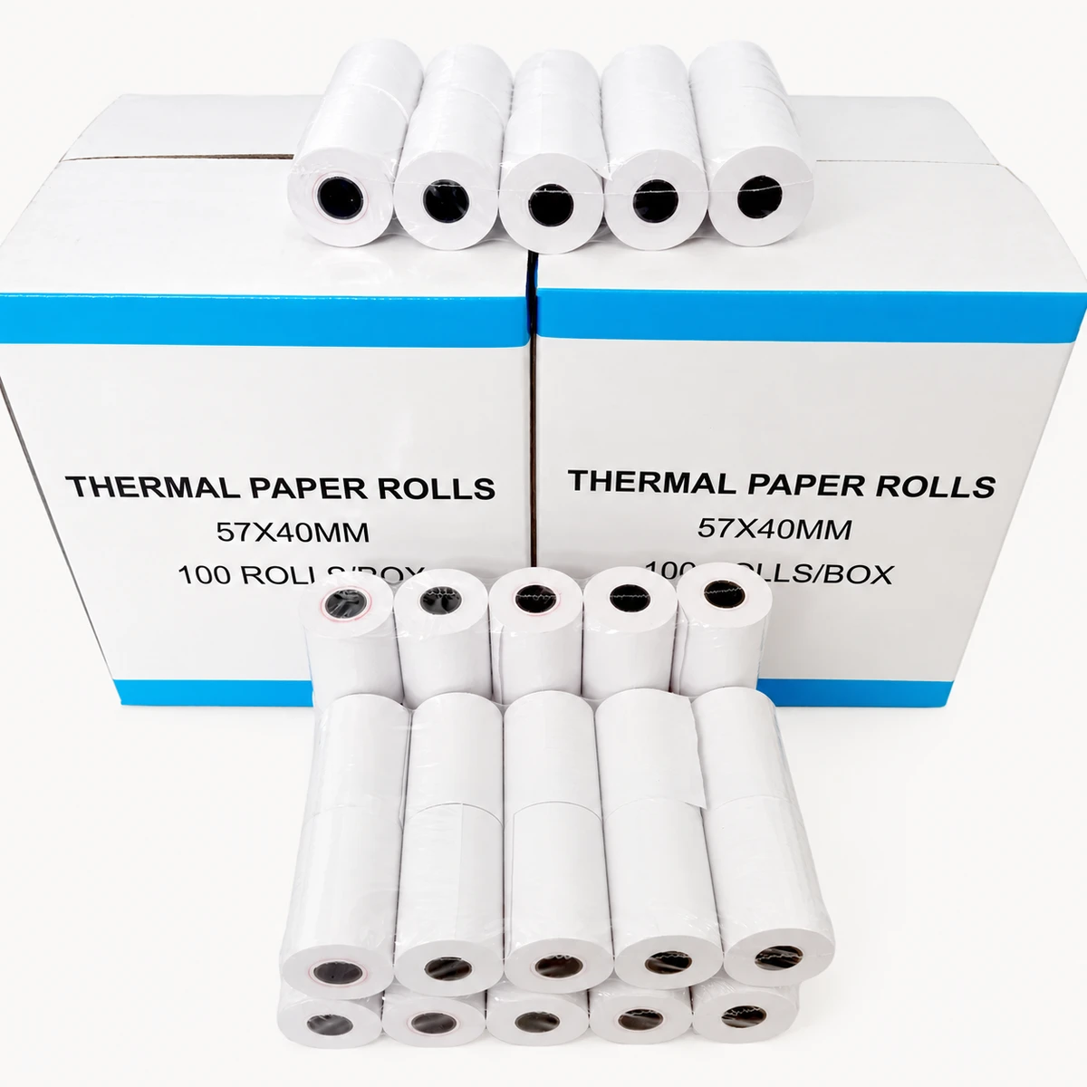 57 × 38 mm & 57 × 40 mm Red-Arrow Thermal Rolls