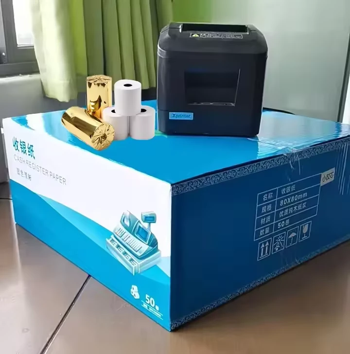 57 mm & 80 mm Single-Layer POS Thermal Rolls — view 2