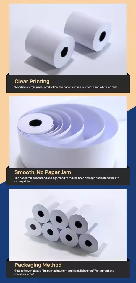 57 × 50 mm Thermal Till Rolls — 48 gsm — view 6