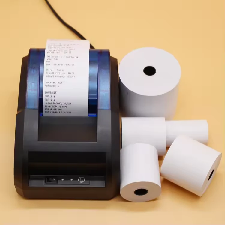 80 × 70 mm Custom-Printed Thermal Rolls — view 4
