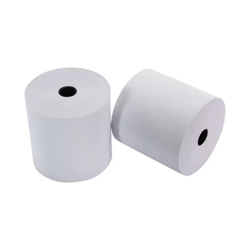 80 × 80 mm Thermal Rolls with Plastic Core — view 2