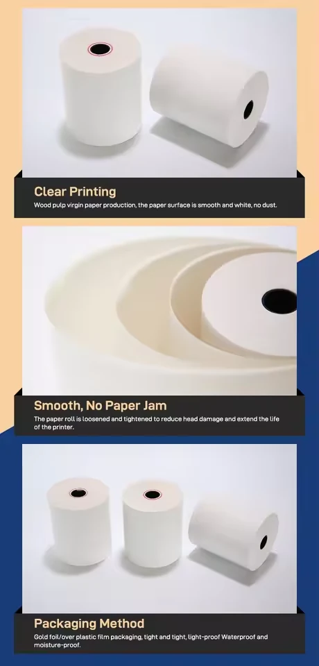 80 × 70 mm Thermal Receipt Paper Rolls — view 6